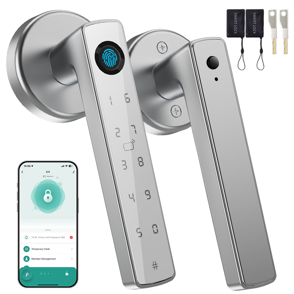 YFK Tuya Smart Door Lock Handl - Smart Lock Deadbolt Keypad Bluetooth review and price
