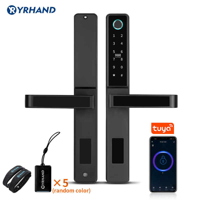 Tuya WiFi App Smart Door Lock  - Digital Door Lock Fingerprint Handle review and price