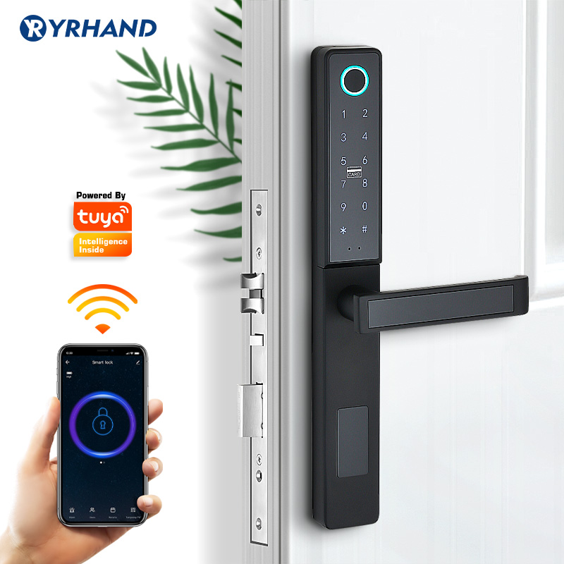 Tuya WiFi App Smart Door Lock  - Digital Door Lock Fingerprint Handle review and price