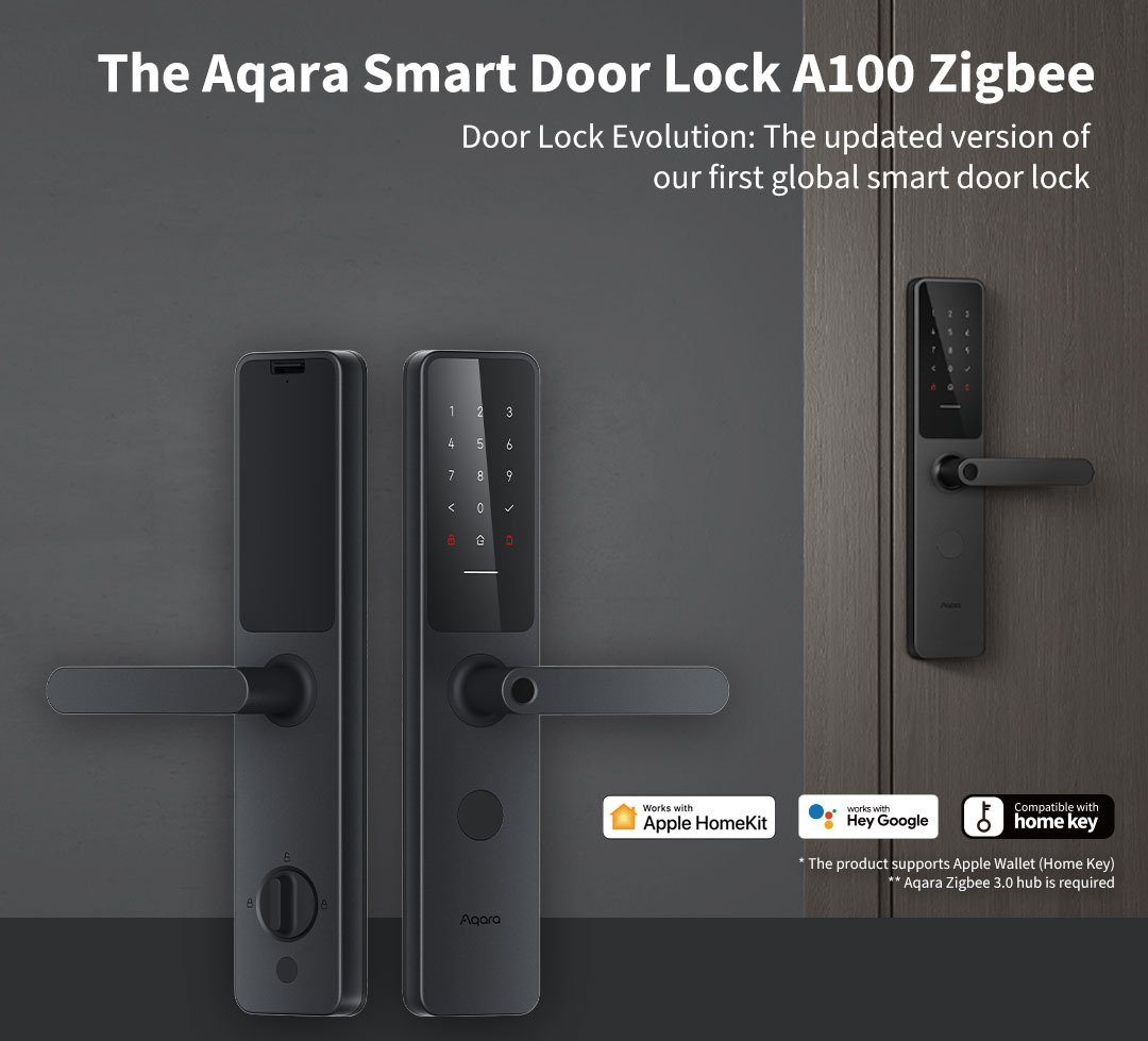 Aqara Smart Door Lock A100 Pro - Smart Lock Zigbee Gateway review and price