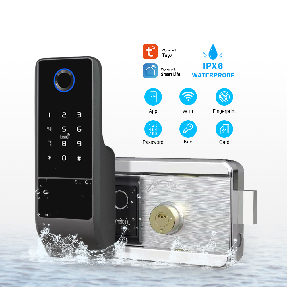 Waterproof Tuya APP WiFi Lock  - Smart Door Lock Fingerprint Wifi review and price
