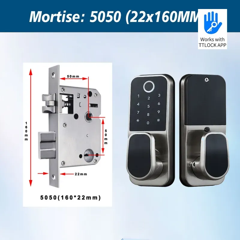 TTLOCK Password Fingerprint De - Smart Lock Deadbolt Keypad Bluetooth review and price