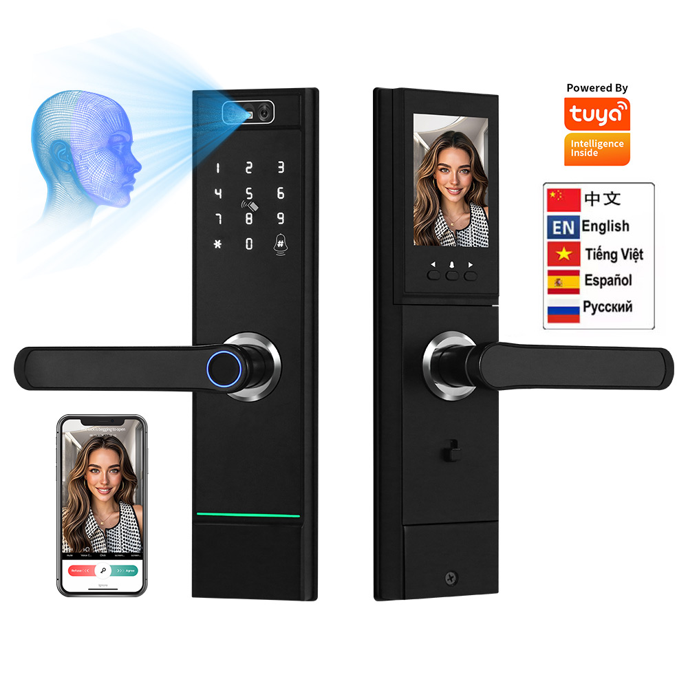 High Security Wholesale 3d Fac - Face Recognition Door Lock review and price