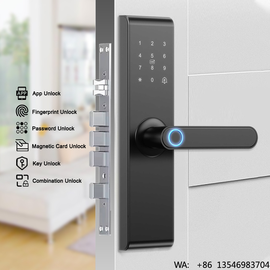 YiTechE Custom Keyless WiFi  T - Digital Door Lock Fingerprint Handle review and price