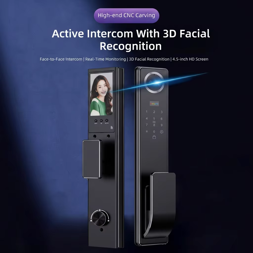 3D Face Recognition Palm Vein  - Smart Door Lock 3D Face Palm Vein review and price