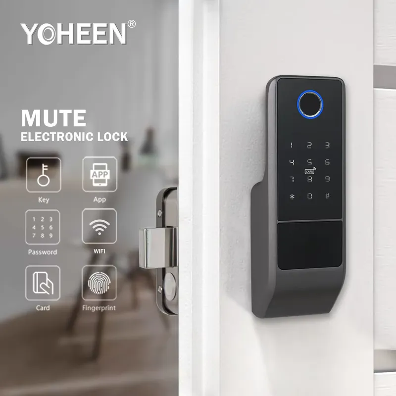 2026 Waterproof APP WiFi Lock  - Smart Rim Lock Wifi Fingerprint review and price