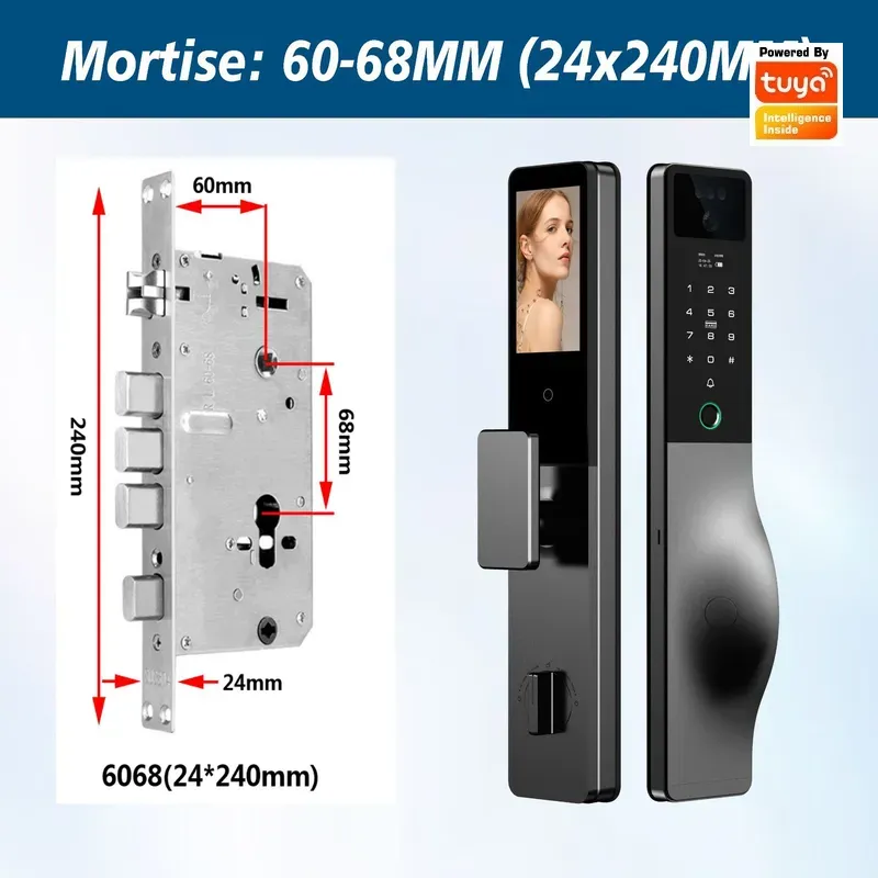 Smart Lock Intercom Password T - Smart Door Lock With Camera Intercom review and price