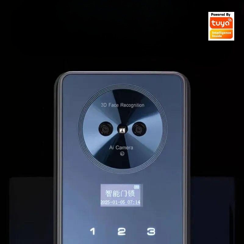Smart Lock Facial Recognition  - Video Door Lock With Camera Peephole review and price