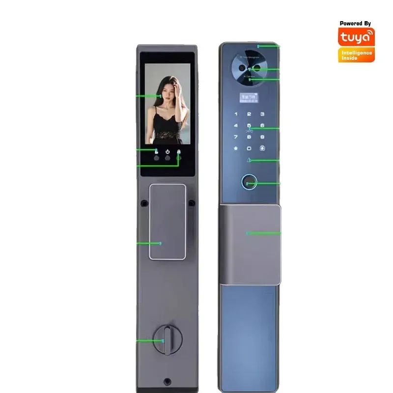 Smart Lock Facial Recognition  - Video Door Lock With Camera Peephole review and price
