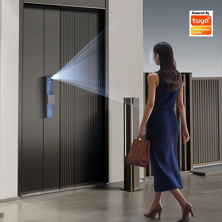 Smart Lock Facial Recognition  - Video Door Lock With Camera Peephole review and price