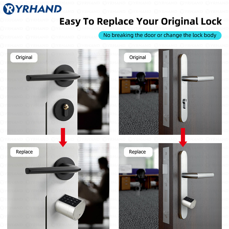 Smart Euro Cylindrical Door Lo - Smart Door Lock Fingerprint Wifi review and price