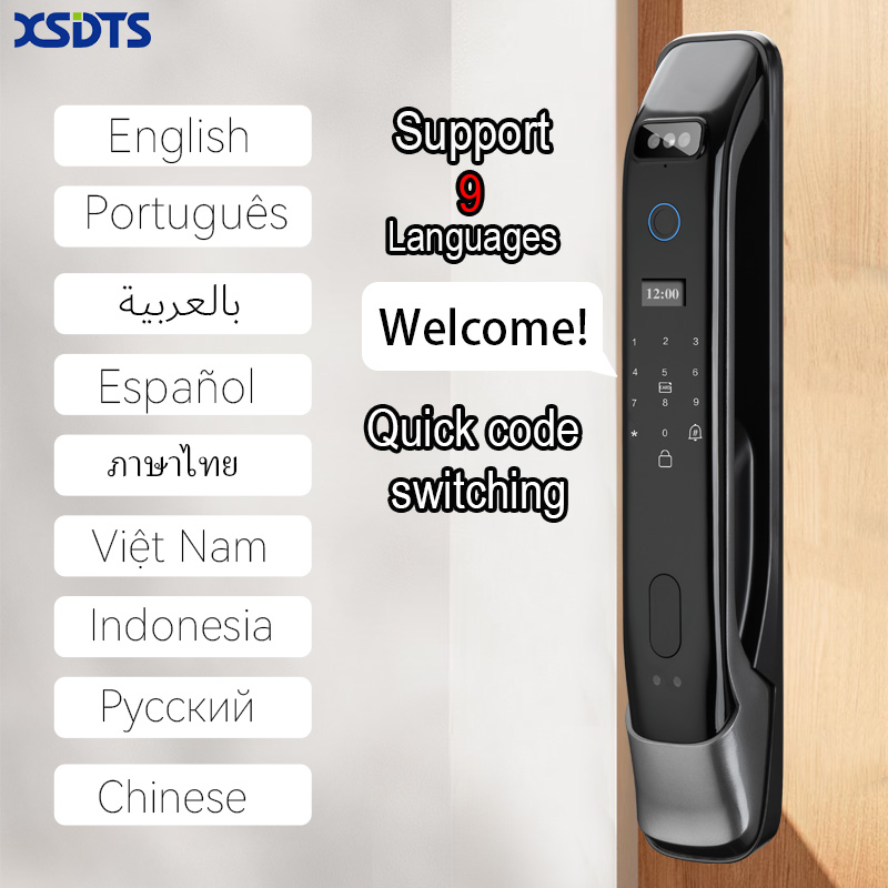 3D Real-time Intercom Face Rec - Smart Door Lock With Camera Intercom review and price