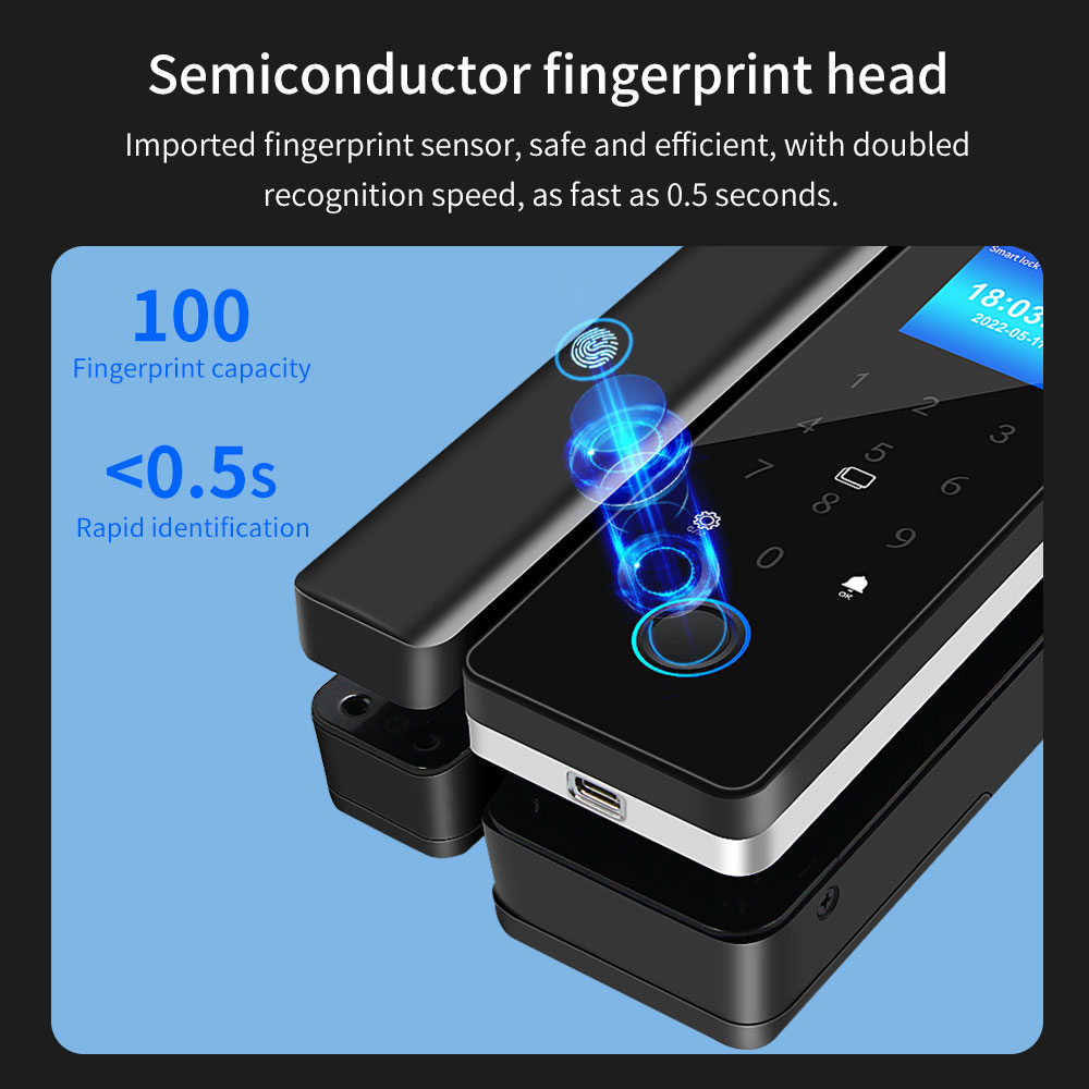 Waterproof Tuya APP Control Sl - Smart Lock For Sliding Door review and price