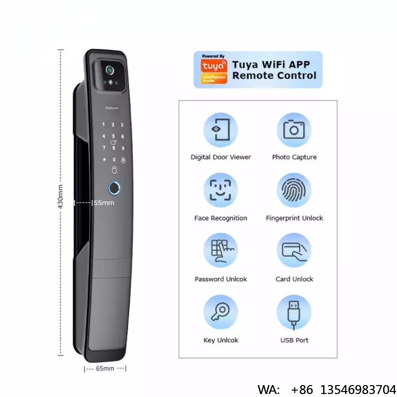 Home Security Digit Electric H - Digital Door Lock Fingerprint Handle review and price