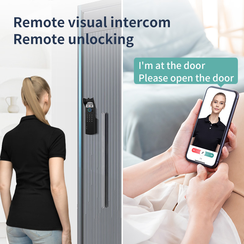 Waterproof Smart Lock Remote A - Video Door Lock With Camera Peephole review and price