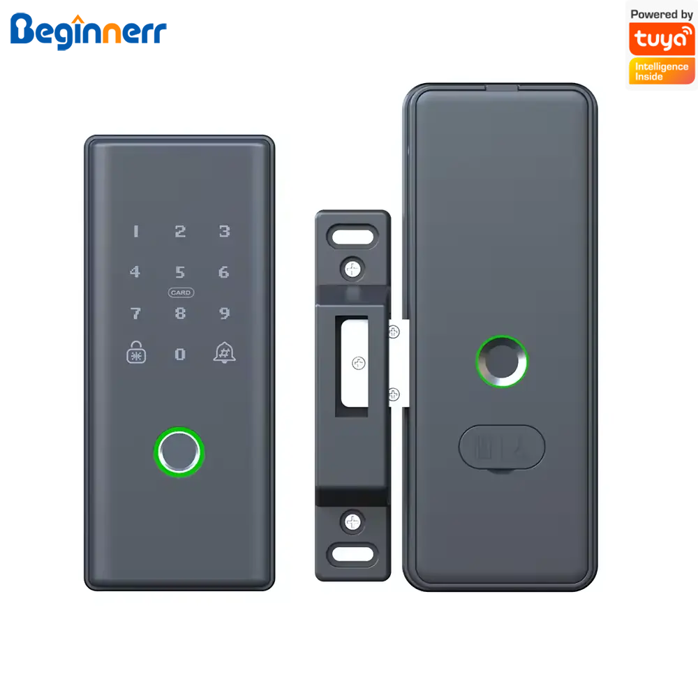 Fingerprint double sides Rim d - Smart Rim Lock Wifi Fingerprint review and price
