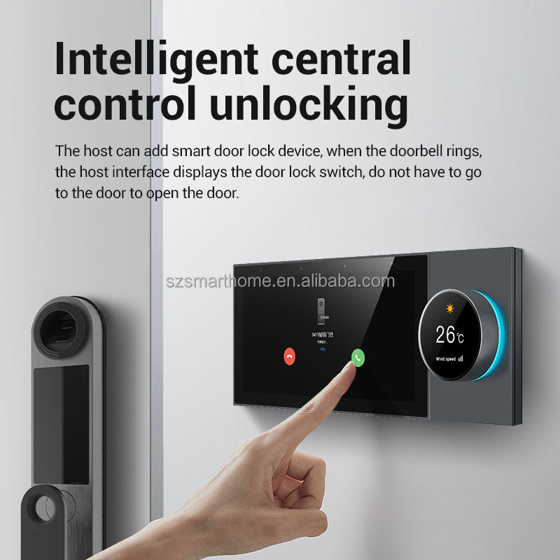 6 Inch Tuya Smart Home Central - Smart Lock Zigbee Gateway review and price