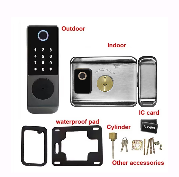 Factory Price Outdoor Waterpro - Smart Rim Lock Wifi Fingerprint review and price