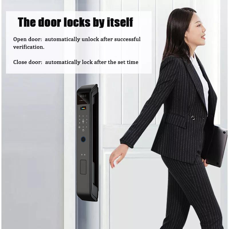 WIfi Tuya APP Remote Unlock Vo - Smart Door Lock With Camera Intercom review and price
