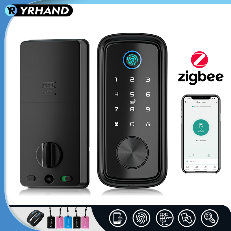 Tuya Zigbee Smart Deadbolt Loc - Smart Lock Zigbee Gateway review and price