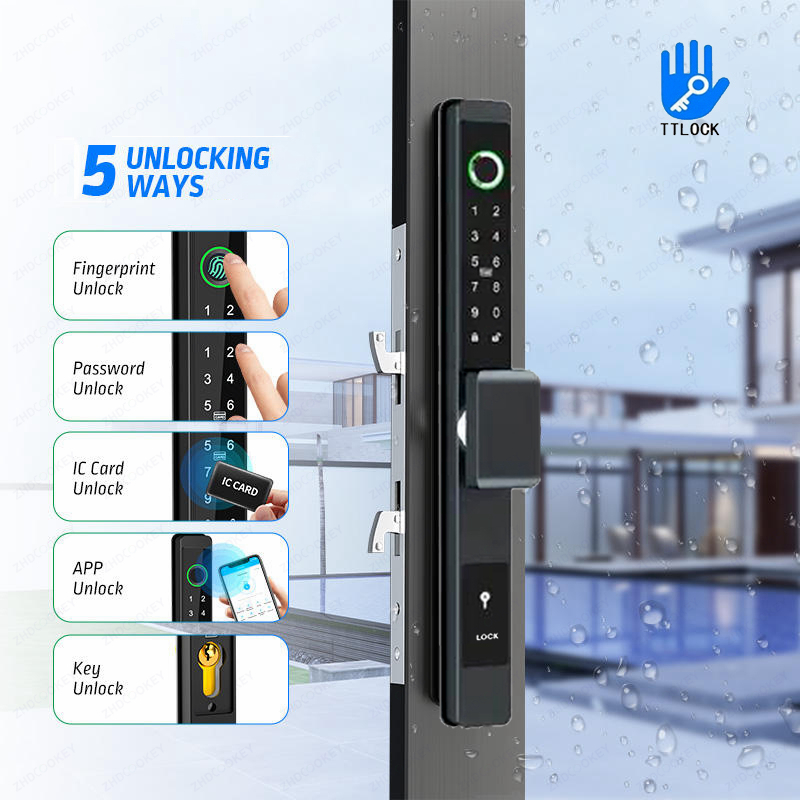 ZHDCOOKEY Biometric Digital Do - Fingerprint Padlock Weatherproof review and price