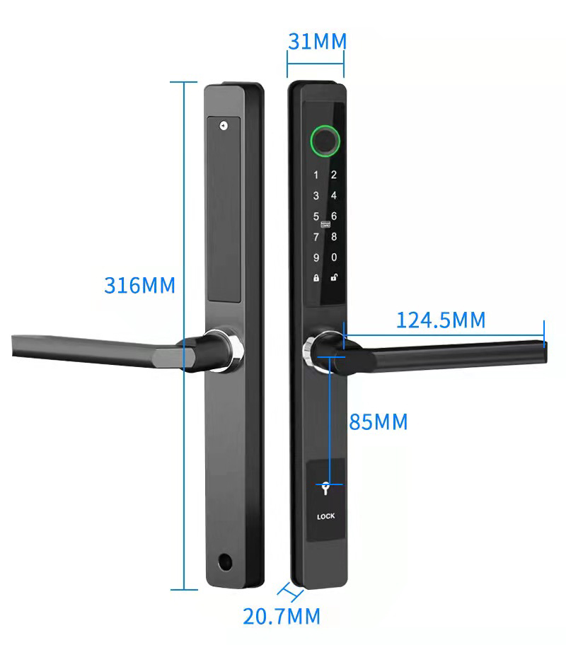 ZHDCOOKEY Biometric Digital Do - Fingerprint Padlock Weatherproof review and price