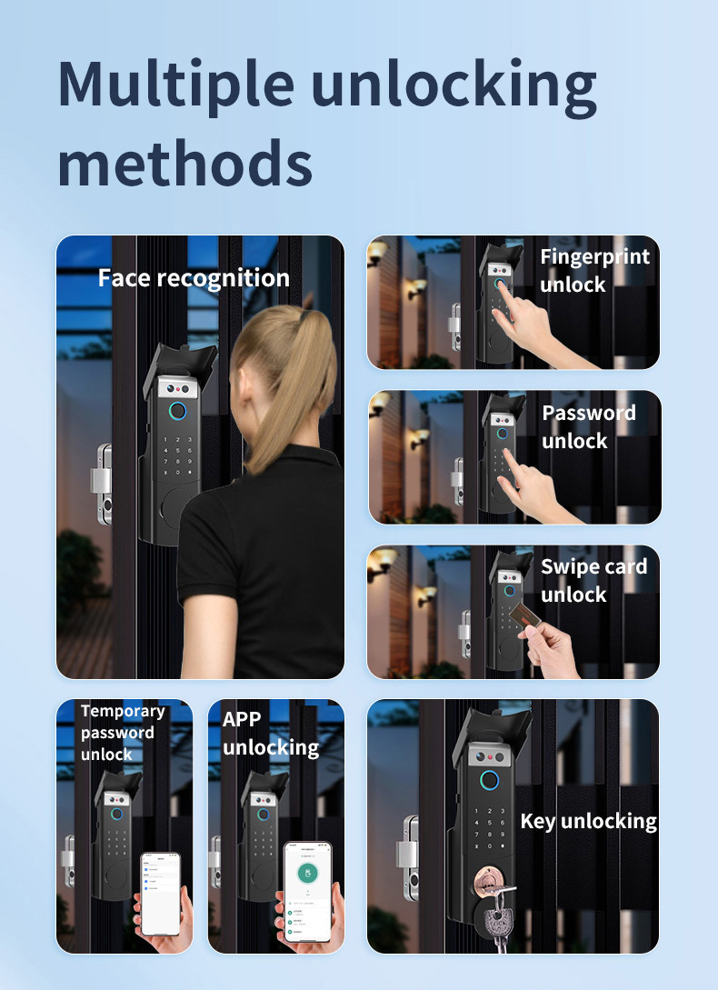 Waterproof Rim Lock Fingerprin - Smart Rim Lock Wifi Fingerprint review and price