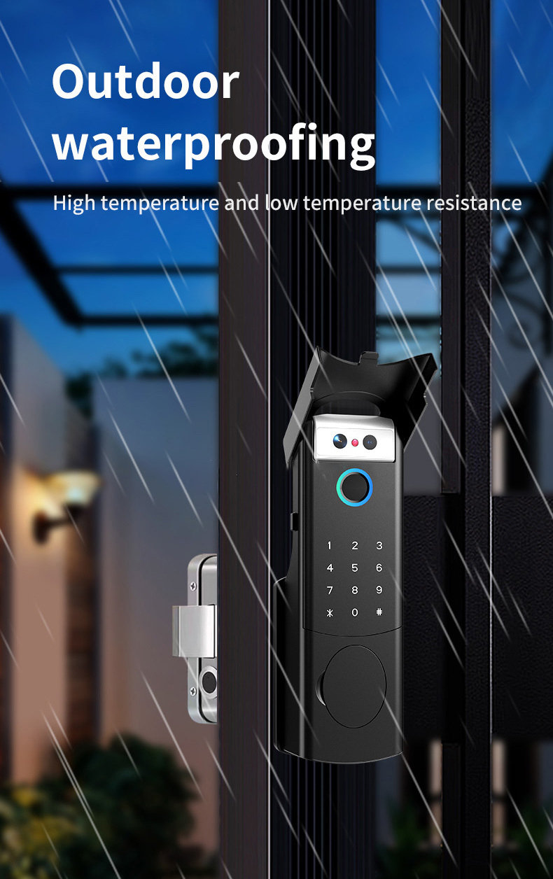 Waterproof Rim Lock Fingerprin - Smart Rim Lock Wifi Fingerprint review and price