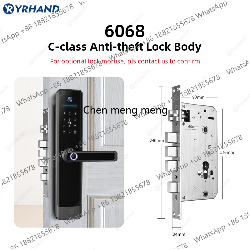 YRHAND Tuya Wifi Camera Video  - Smart Door Lock With Camera Intercom review and price