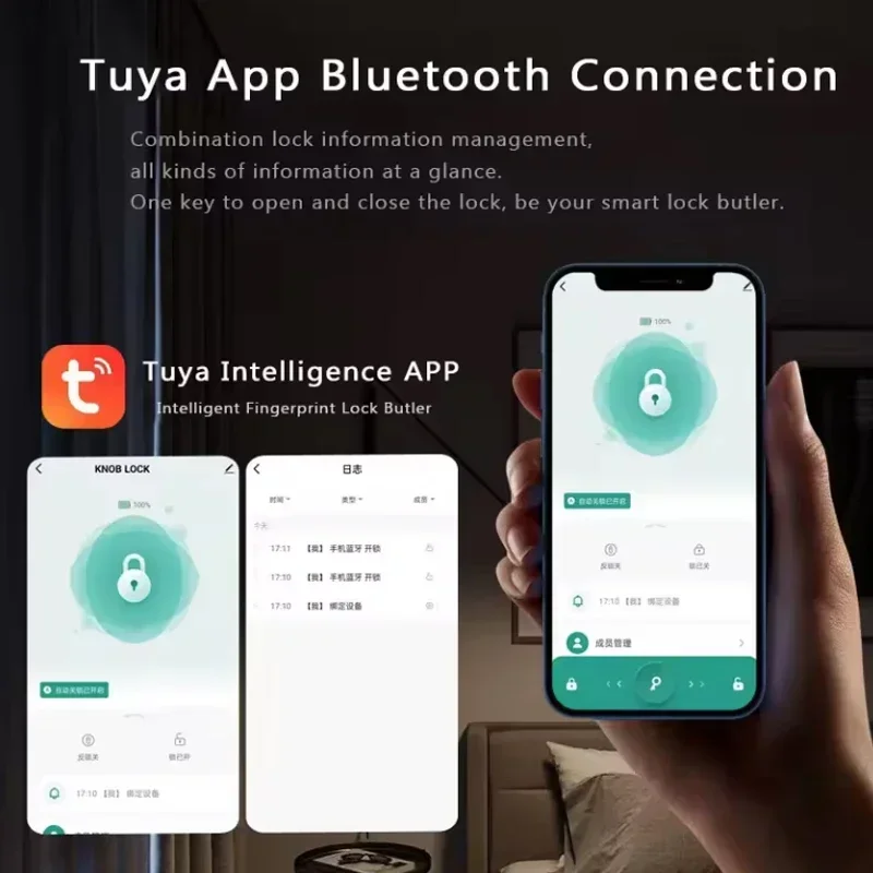 Tuya Bluetooth Smart Fingerpri - Smart Lock Zigbee Gateway review and price