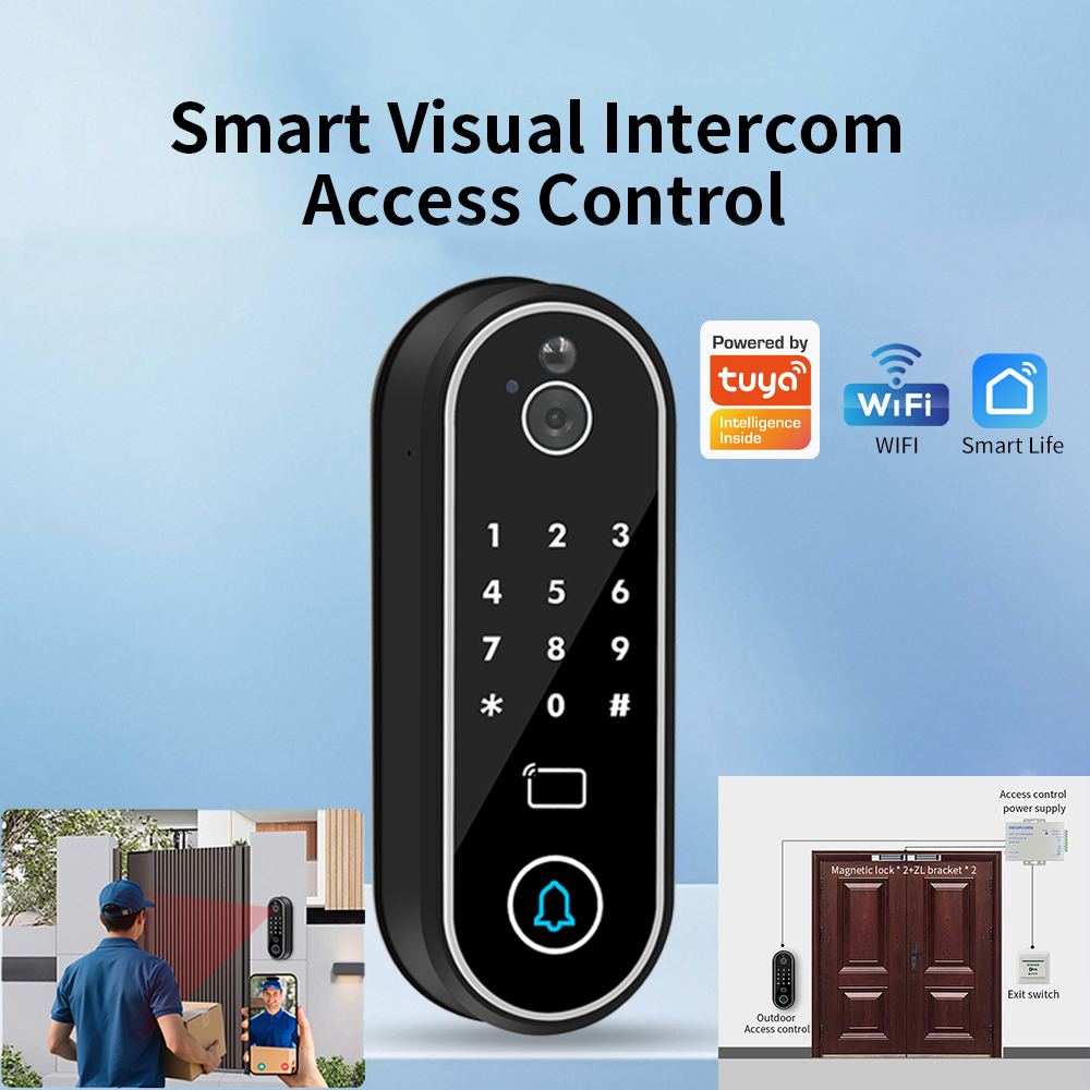 Suppot Tuya App Video Doorbell - Video Door Lock With Camera Peephole review and price