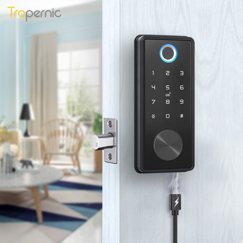 cerradura Inteligente Fingerpr - Smart Lock Deadbolt Keypad Bluetooth review and price