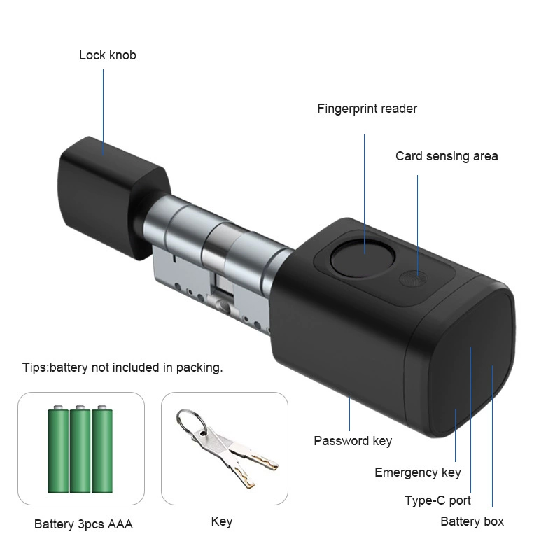 60-90mm Adjustable TT Lock/ Tu - Smart Door Lock Tuya App review and price