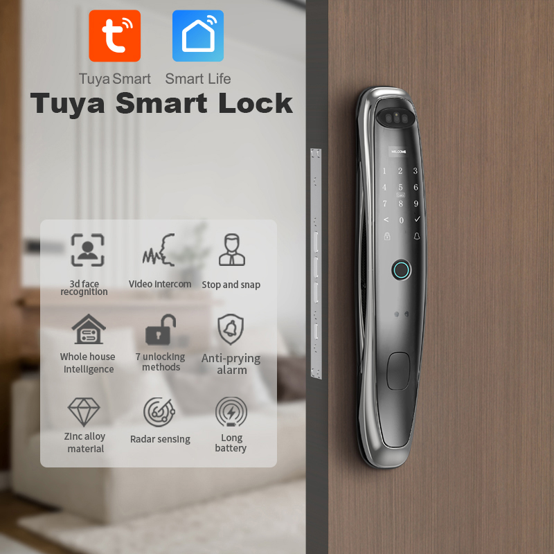 Tuya WiFi Camera Smart Lock 3D - Smart Door Lock Fingerprint Wifi review and price
