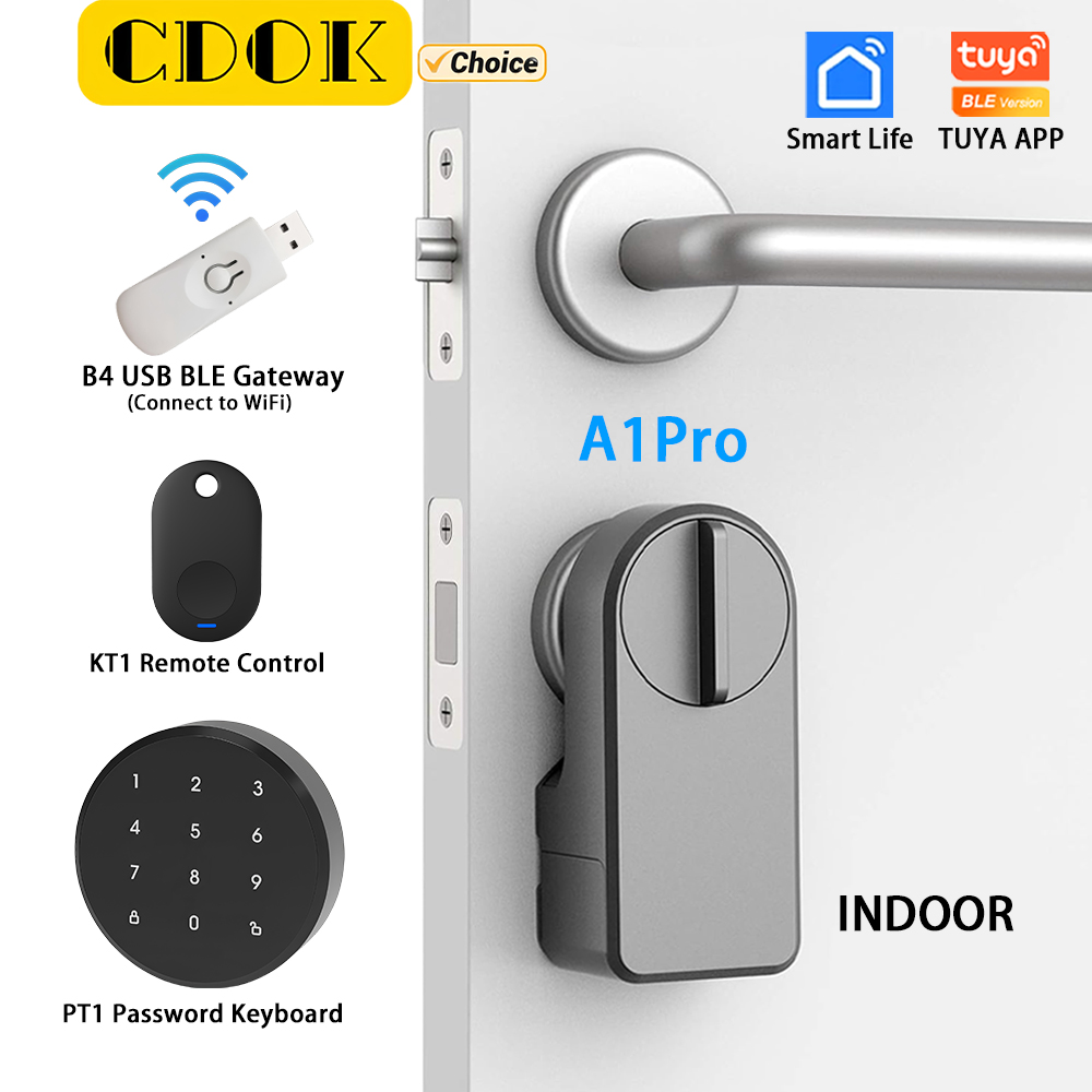 CDOK A1Pro Tuya Bluetooth Smar - Smart Door Lock Tuya App review and price