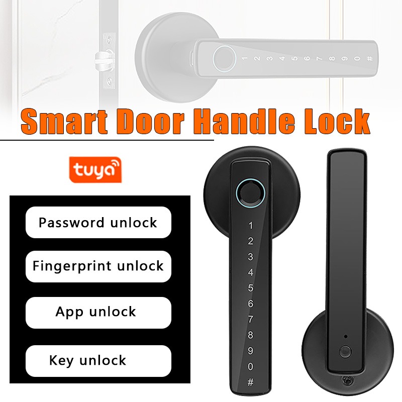 Tuya Smart Fingerprint Lock Bl - Digital Door Lock Fingerprint Handle review and price