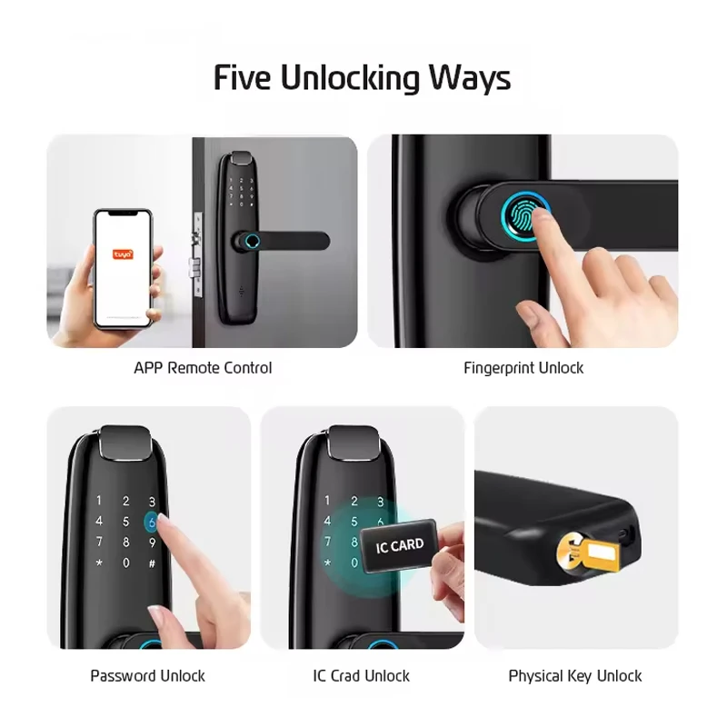 Smart Fingerprint Keyless Entr - Digital Door Lock Fingerprint Handle review and price