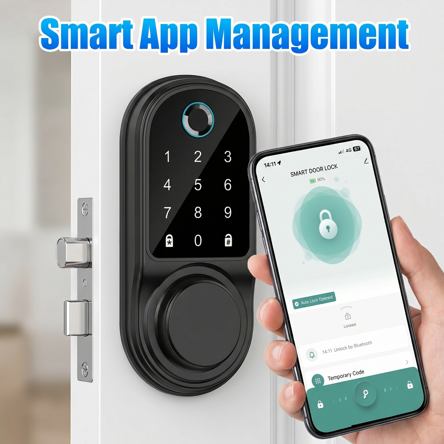 Bluetooth Smart Deadbolt Lock  - Smart Lock Deadbolt Keypad Bluetooth review and price