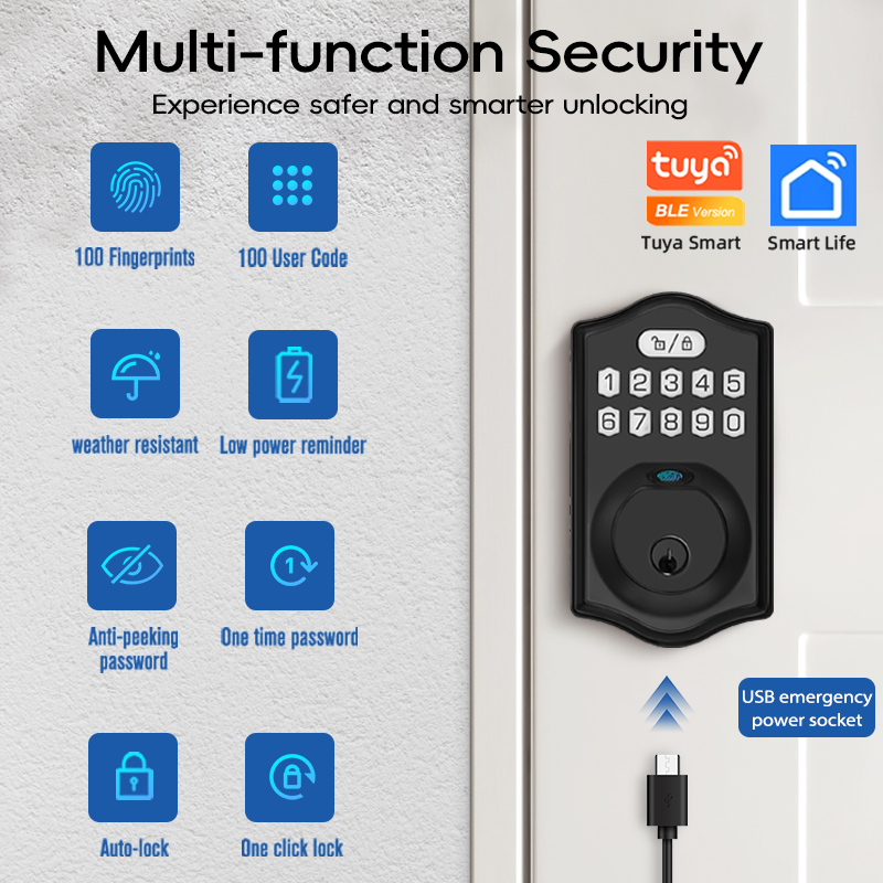 CDOK K6Tuya Smart Lock, Finger - Smart Lock Zigbee Gateway review and price