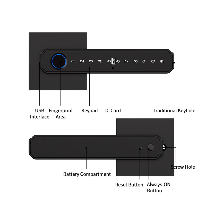 Tuya Bluetooth Fingerprint Pas - Smart Lock Deadbolt Keypad Bluetooth review and price