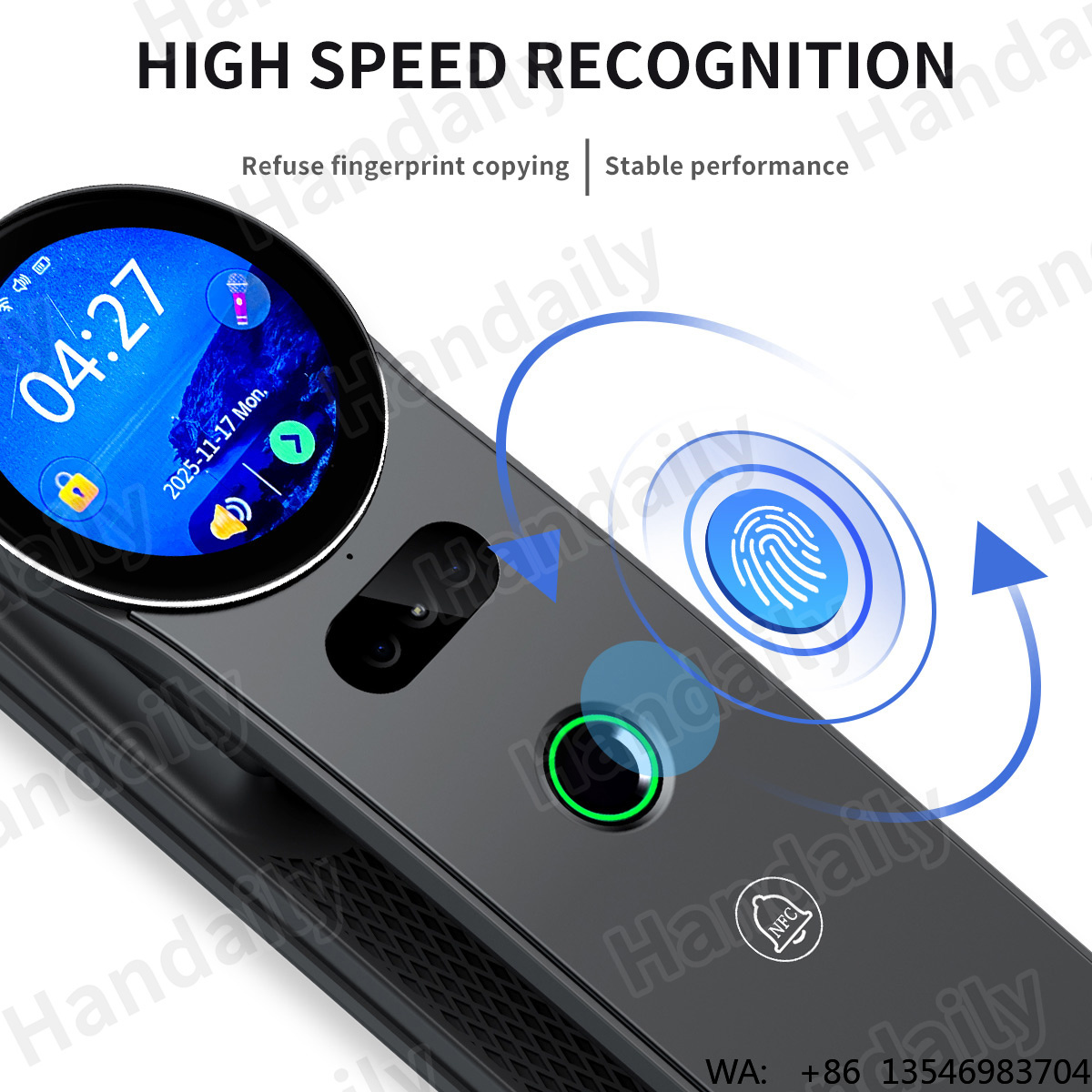 HanDaily Palm Vein  3D Face AI - Smart Door Lock 3D Face Palm Vein review and price