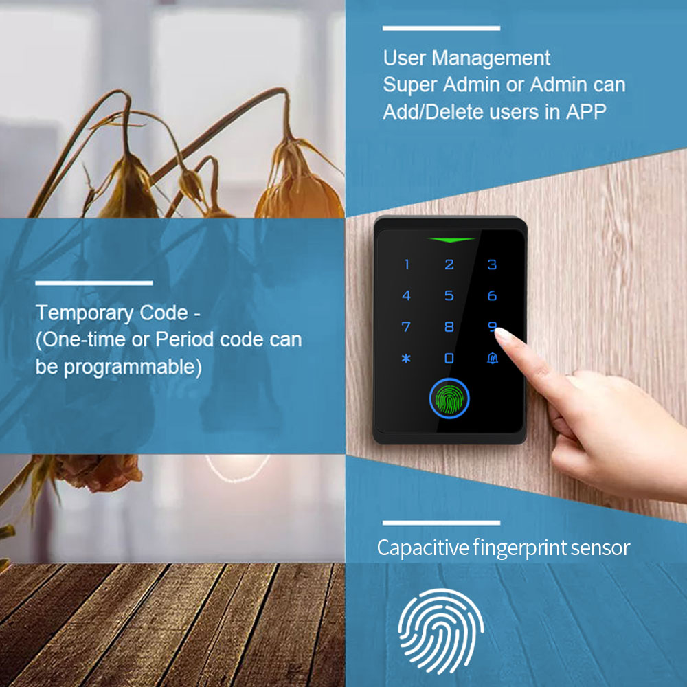 Tuya APP Door Lock IP66 Waterp - Fingerprint Padlock Weatherproof review and price