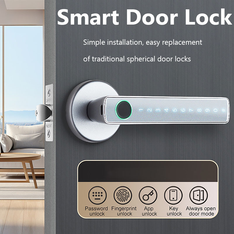 Tuya Smart Fingerprint Lock Fi - Smart Lock Zigbee Gateway review and price
