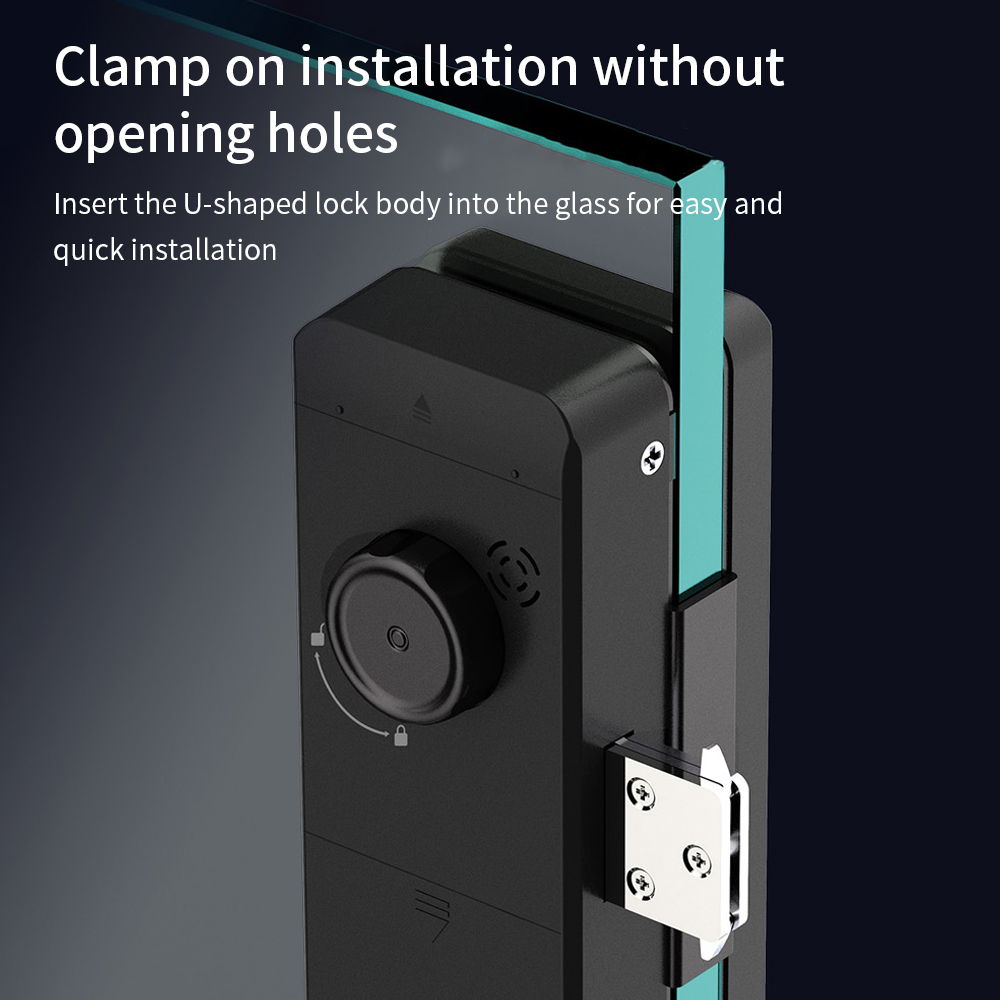 TTLOCK Smart Glass Lock Finger - Smart Door Lock Fingerprint Wifi review and price