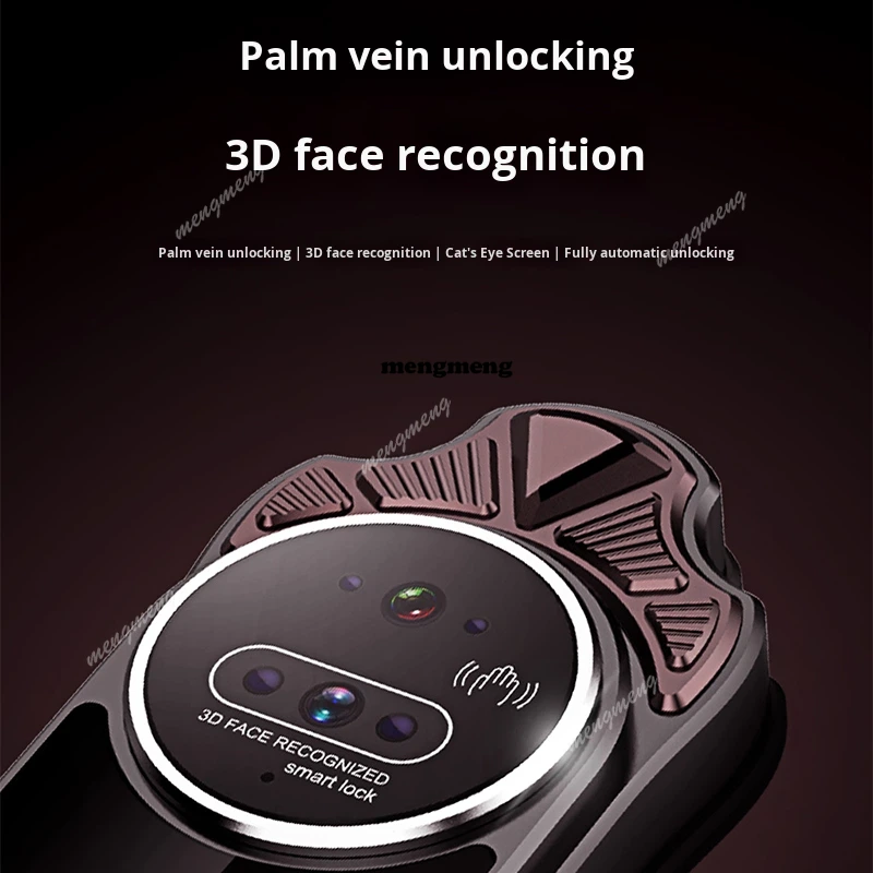 Villa Double Door Smart Door L - Smart Door Lock 3D Face Palm Vein review and price