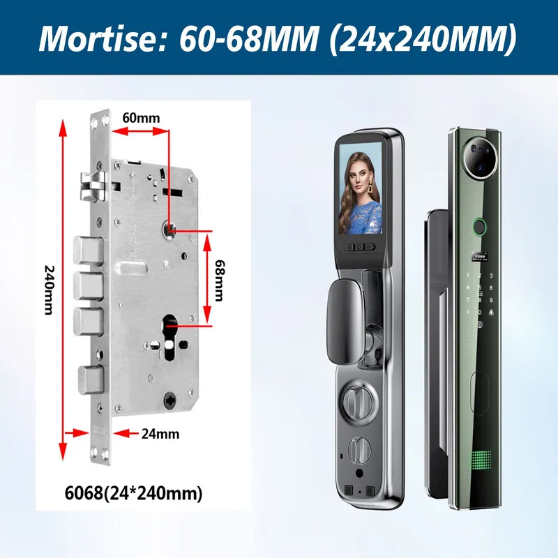 Password Combination Unlocking - Video Door Lock With Camera Peephole review and price