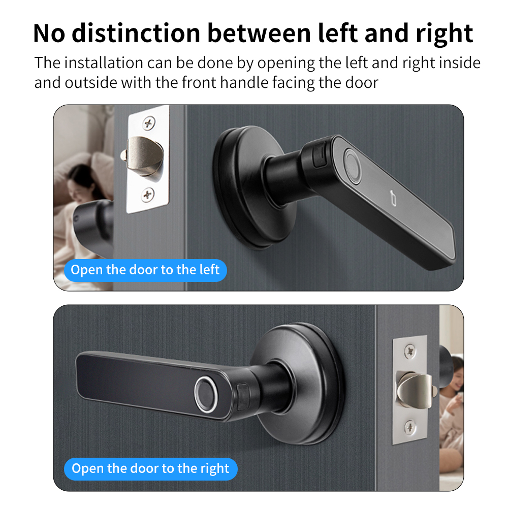 Tuya Bluetooth Smart Door Lock - Digital Door Lock Fingerprint Handle review and price