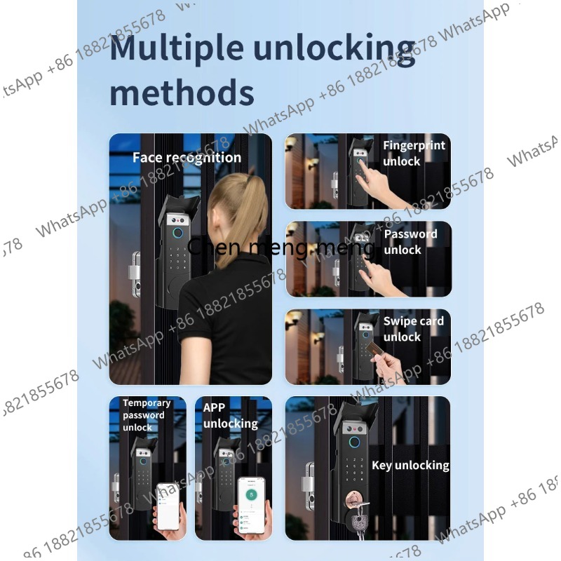 Waterproof Rim Lock Fingerprin - Smart Rim Lock Wifi Fingerprint review and price