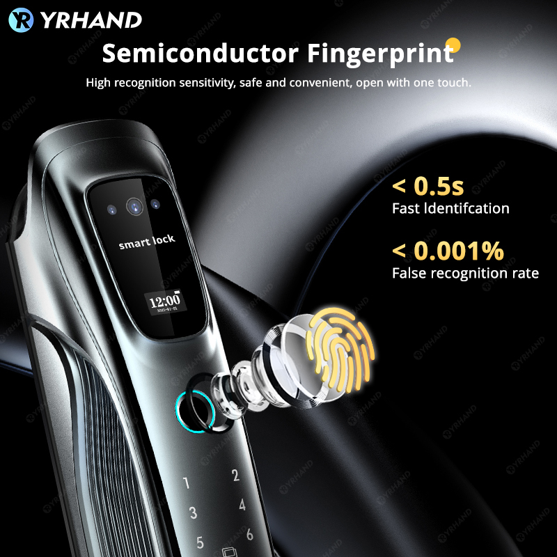 Smart Lock 3D Face Recognition - Smart Door Lock Fingerprint Wifi review and price