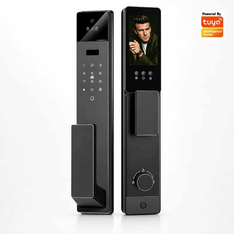 Tuya Smart Door Lock 3D Video  - Video Door Lock With Camera Peephole review and price
